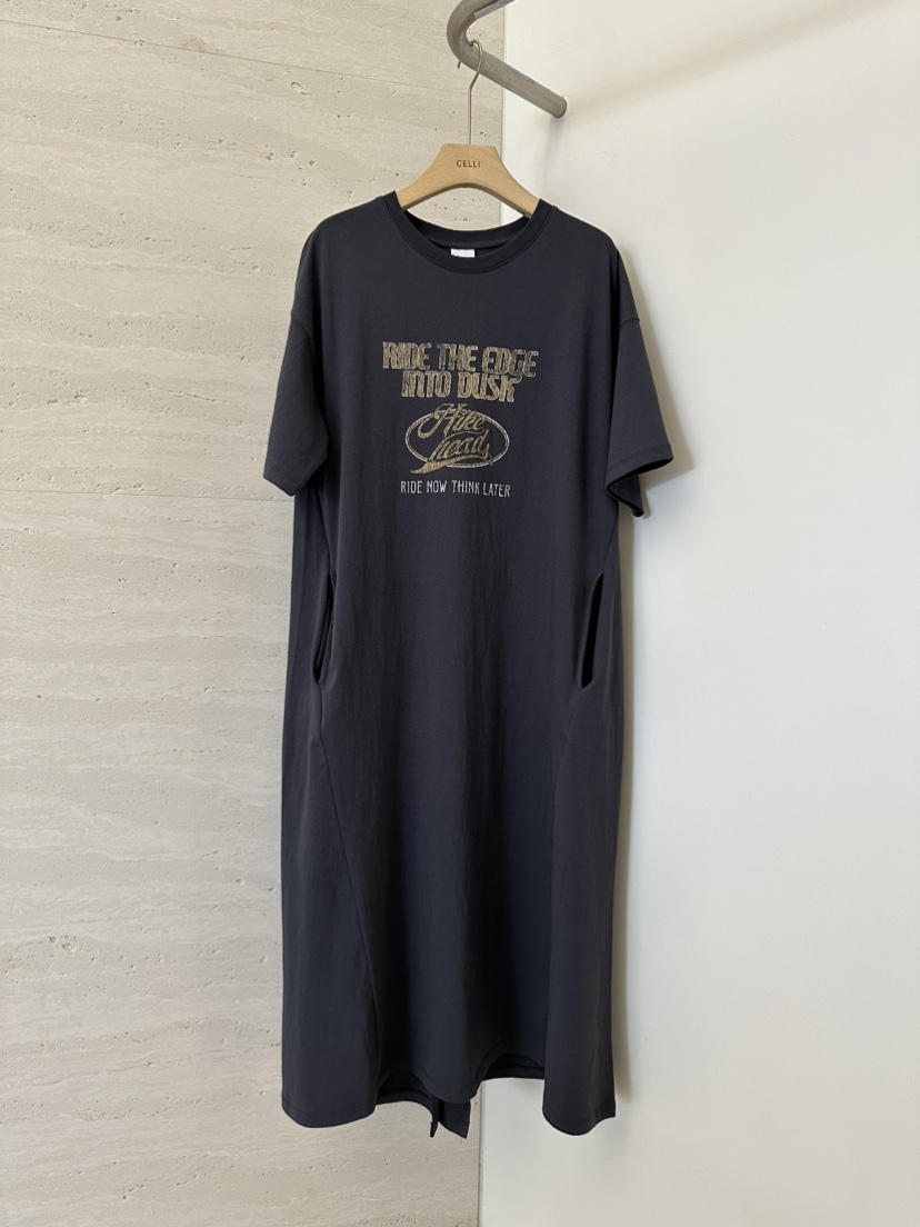 CELLI韓國代購女裝新品職業26夏季推薦時尚熱賣連衣裙開衩CELLI連衣裙圖色2