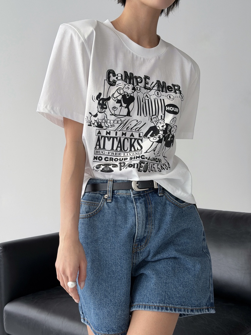 CELEBRITY-A韓國直郵女裝新品26夏季休閑推薦職業26春夏T恤CELEBRITY-AT恤