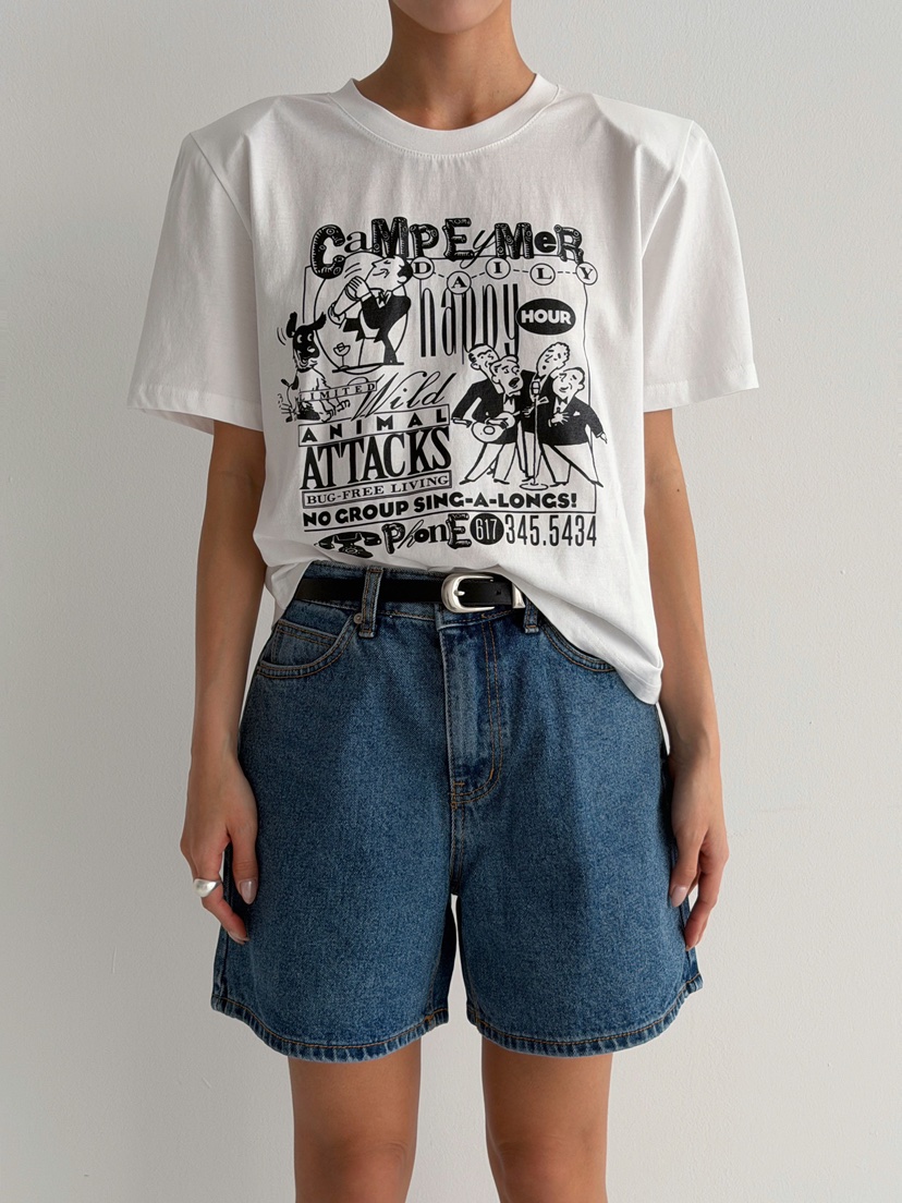CELEBRITY-A韓國直郵女裝新品26夏季休閑推薦職業26春夏T恤CELEBRITY-AT恤