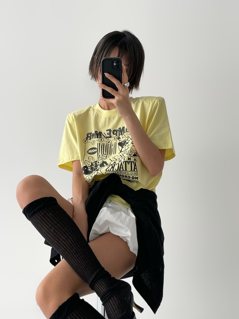 CELEBRITY-A韓國直郵女裝新品26夏季休閑推薦職業26春夏T恤CELEBRITY-AT恤