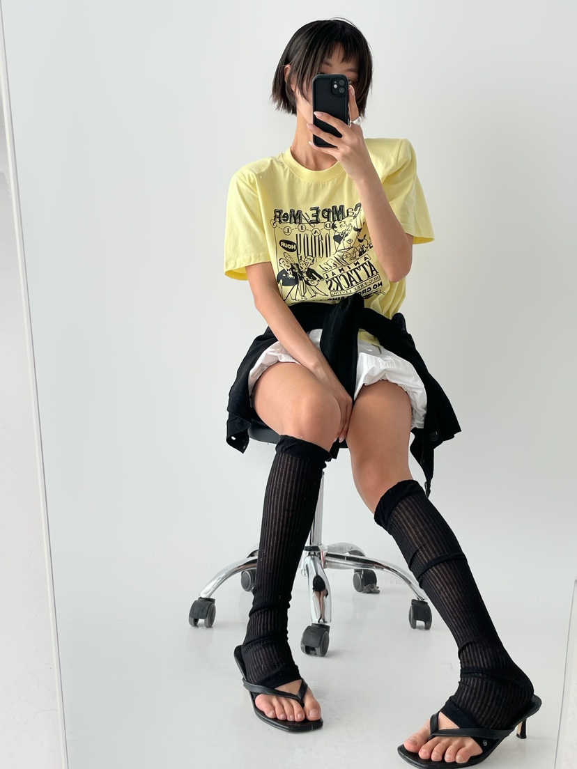 CELEBRITY-A韓國直郵女裝新品26夏季休閑推薦職業26春夏T恤CELEBRITY-AT恤