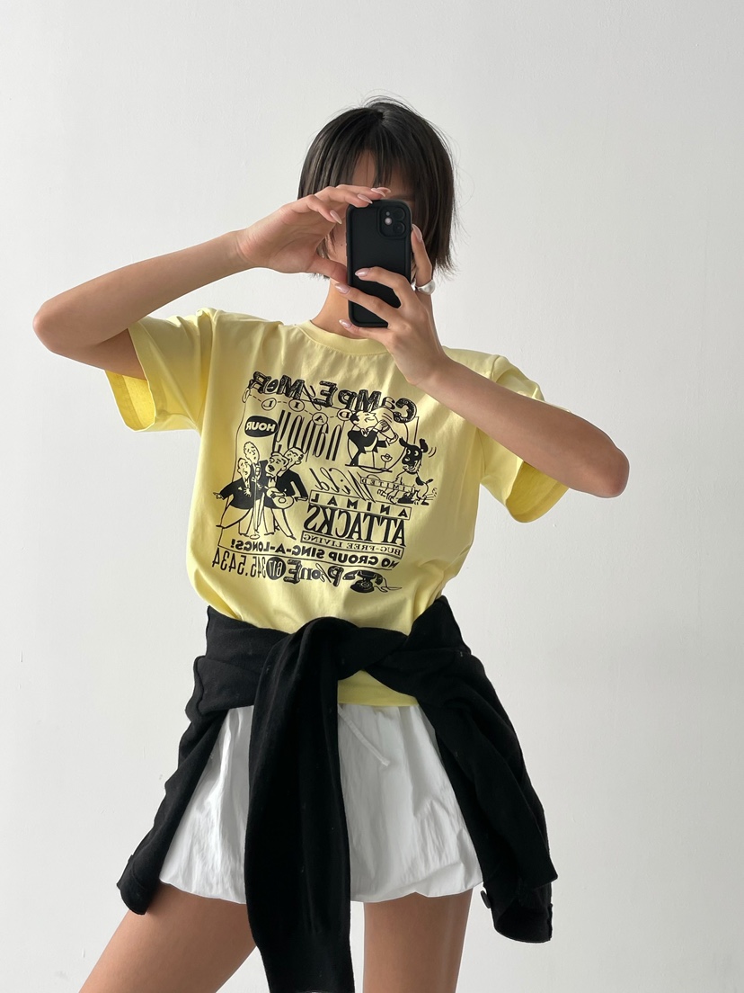 CELEBRITY-A韓國直郵女裝新品26夏季休閑推薦職業26春夏T恤CELEBRITY-AT恤