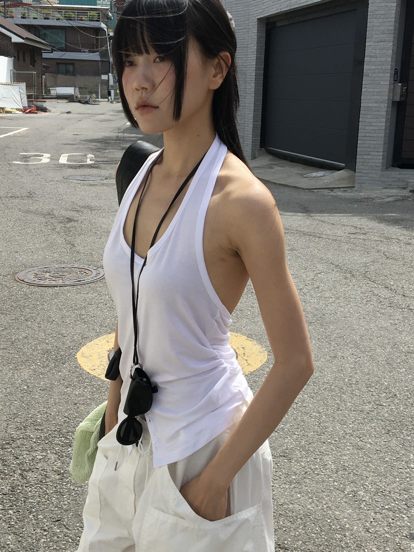 BAKING POWDER韓國代購女士新款26夏季時尚吊帶背心無袖BAKING POWDER吊帶/背心