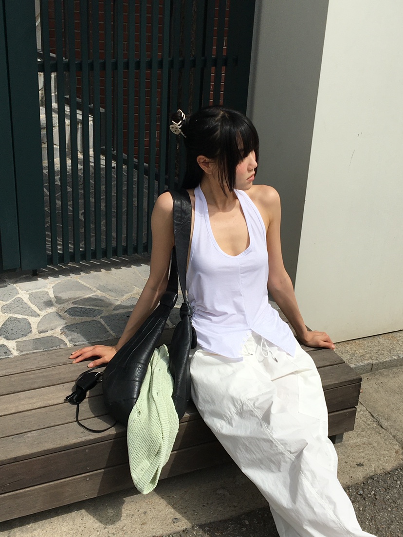 BAKING POWDER韓國代購女士新款26夏季時尚吊帶背心無袖BAKING POWDER吊帶/背心