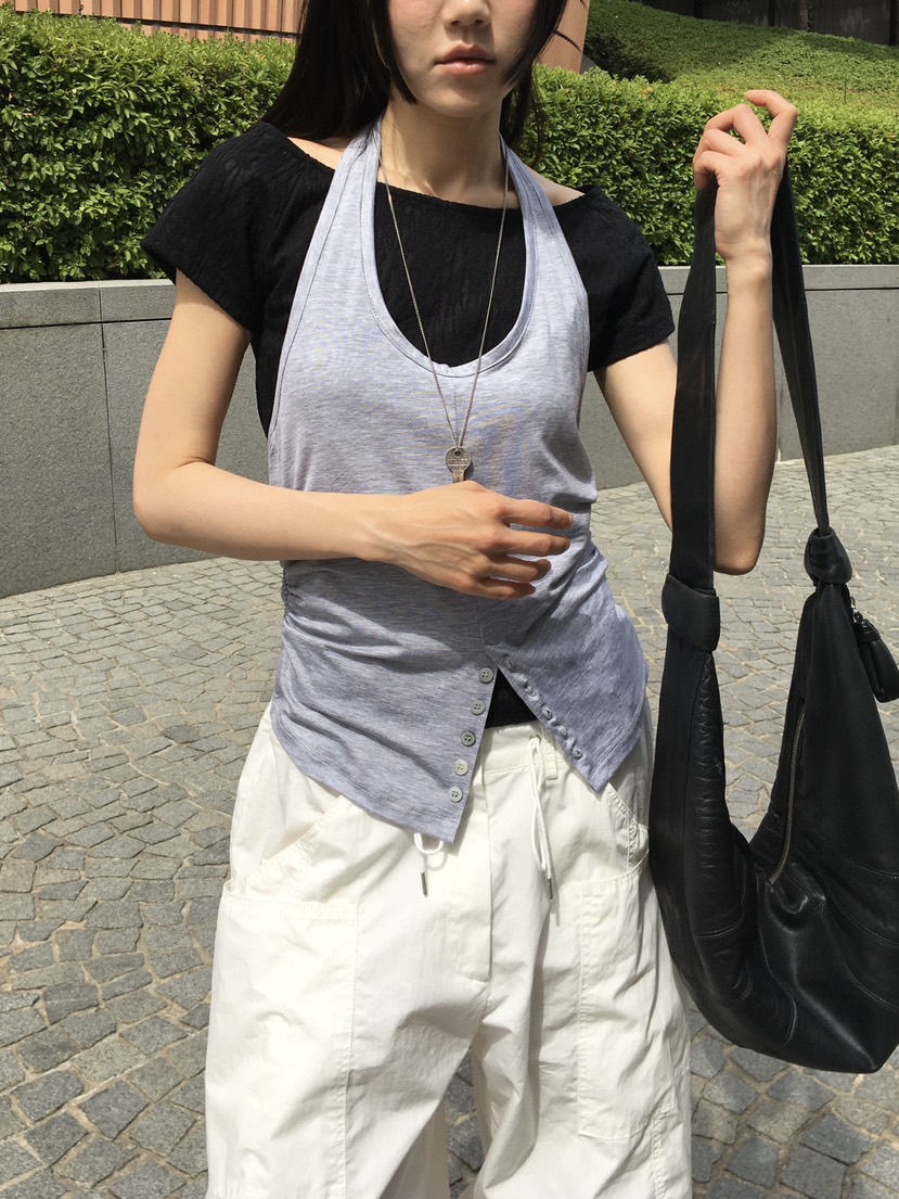 BAKING POWDER韓國代購女士新款26夏季時尚吊帶背心無袖BAKING POWDER吊帶/背心