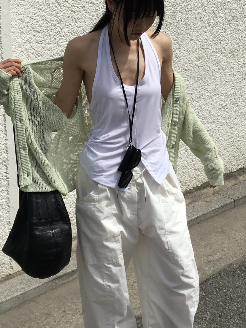 BAKING POWDER韓國代購女士新款26夏季時尚吊帶背心無袖BAKING POWDER吊帶/背心