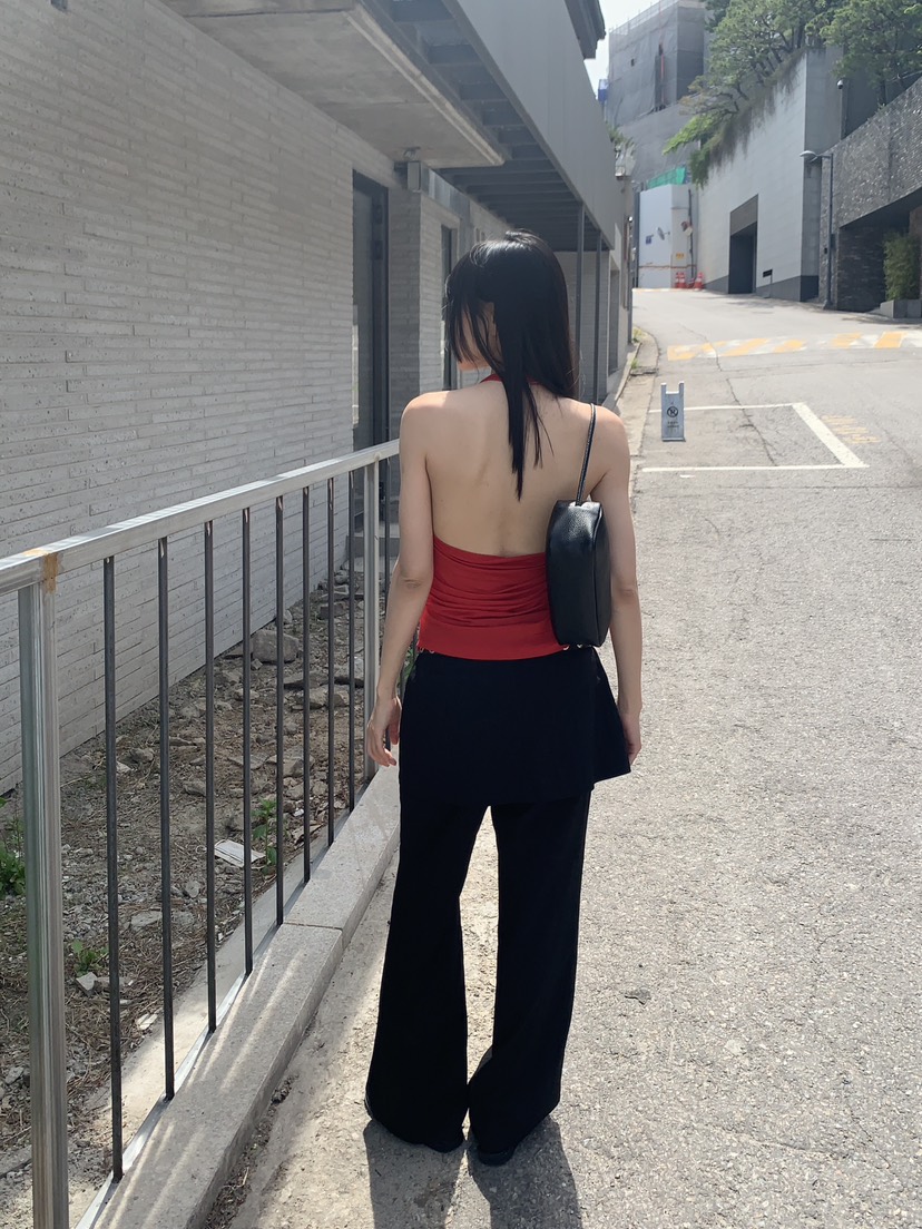 BAKING POWDER韓國代購女士新款26夏季時尚吊帶背心無袖BAKING POWDER吊帶/背心