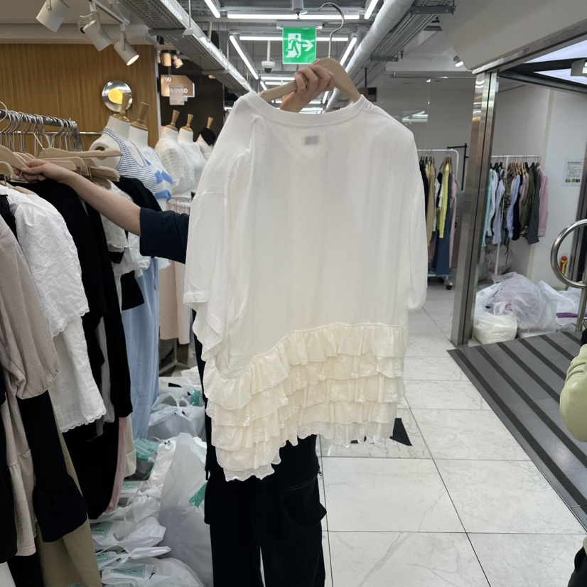 SAGE BRUSH韓國直郵女士新品26春夏休閑人氣T恤多層兔子SAGE BRUSHT恤