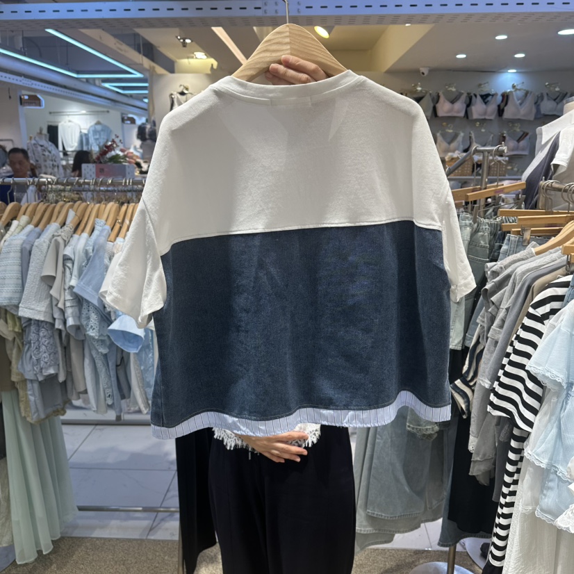 BELITA韓國直郵女裝新品人氣26春夏26夏季熱賣職業T恤紐扣BELITAT恤