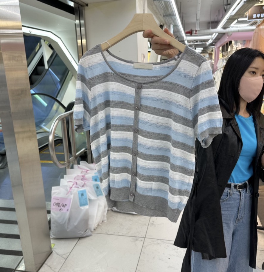 FLYFLY/LULULALLA/LIVE韓國直郵實拍女裝新品26夏季針織衫FLYFLY/LULULALLA/LIVE針織衫圖色1