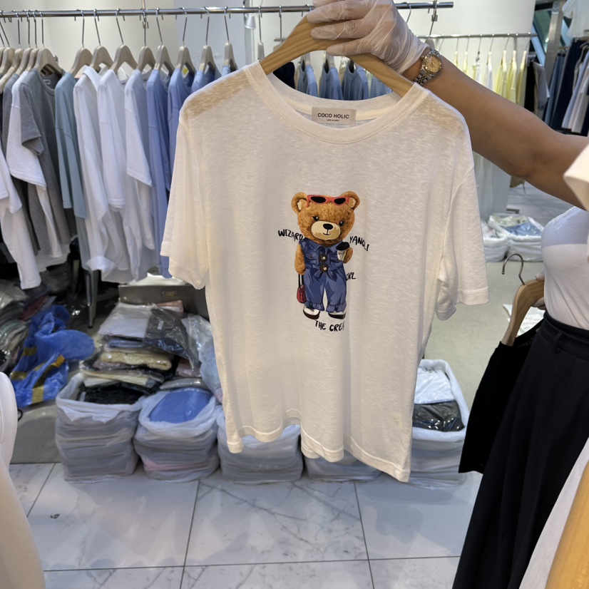COCO HOLIC韓國直郵女裝新品職業休閑26春夏時尚26夏季T恤COCO HOLICT恤圖色1