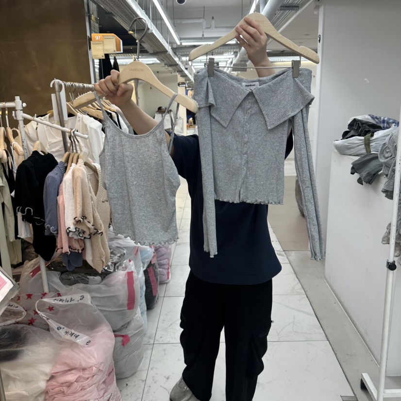 SAGE BRUSH韓國代購女士新品休閑熱賣人氣26夏季套裝套裝SAGE BRUSH套裝圖色2