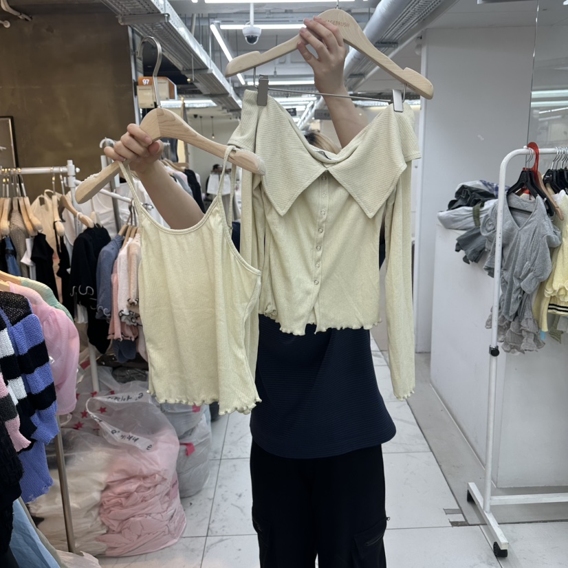 SAGE BRUSH韓國代購女士新品休閑熱賣人氣26夏季套裝套裝SAGE BRUSH套裝圖色3