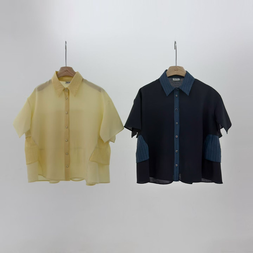 RUMBA韓國東大門代購女裝新品26夏季推薦熱賣26春夏襯衫蕾絲衫RUMBA襯衫/蕾絲衫