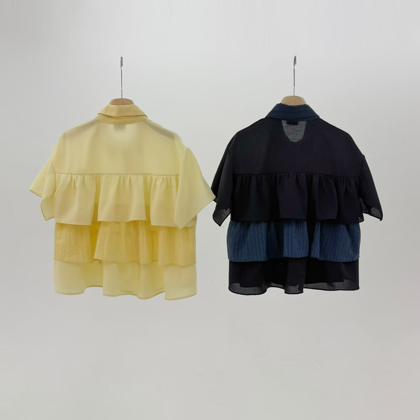 RUMBA韓國東大門代購女裝新品26夏季推薦熱賣26春夏襯衫蕾絲衫RUMBA襯衫/蕾絲衫