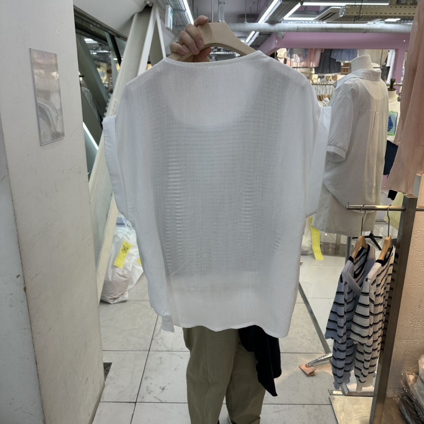 FLYFLY/LULULALLA/LIVE韓國直郵女裝新品休閑襯衫蕾絲衫假兩件FLYFLY/LULULALLA/LIVE襯衫/蕾絲衫