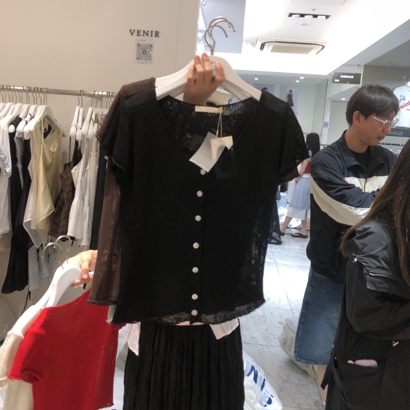 VENIR-a韓國代購女士新款休閑熱賣推薦人氣26夏季針織衫VENIR-a針織衫圖色3