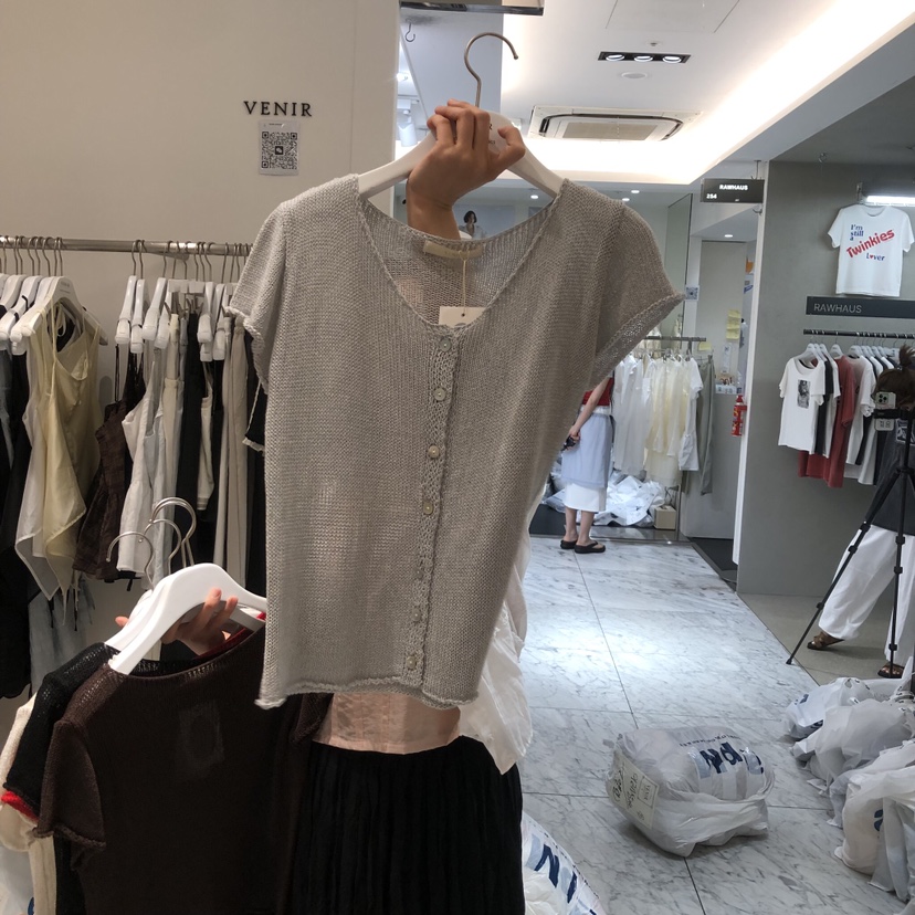 VENIR-a韓國代購女士新款休閑熱賣推薦人氣26夏季針織衫VENIR-a針織衫圖色5