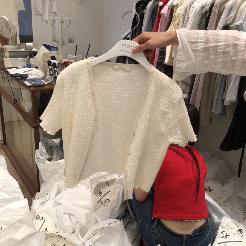 VENIR-a韓國代購女裝新品26春夏休閑職業人氣推薦26夏季開衫VENIR-a開衫圖色1