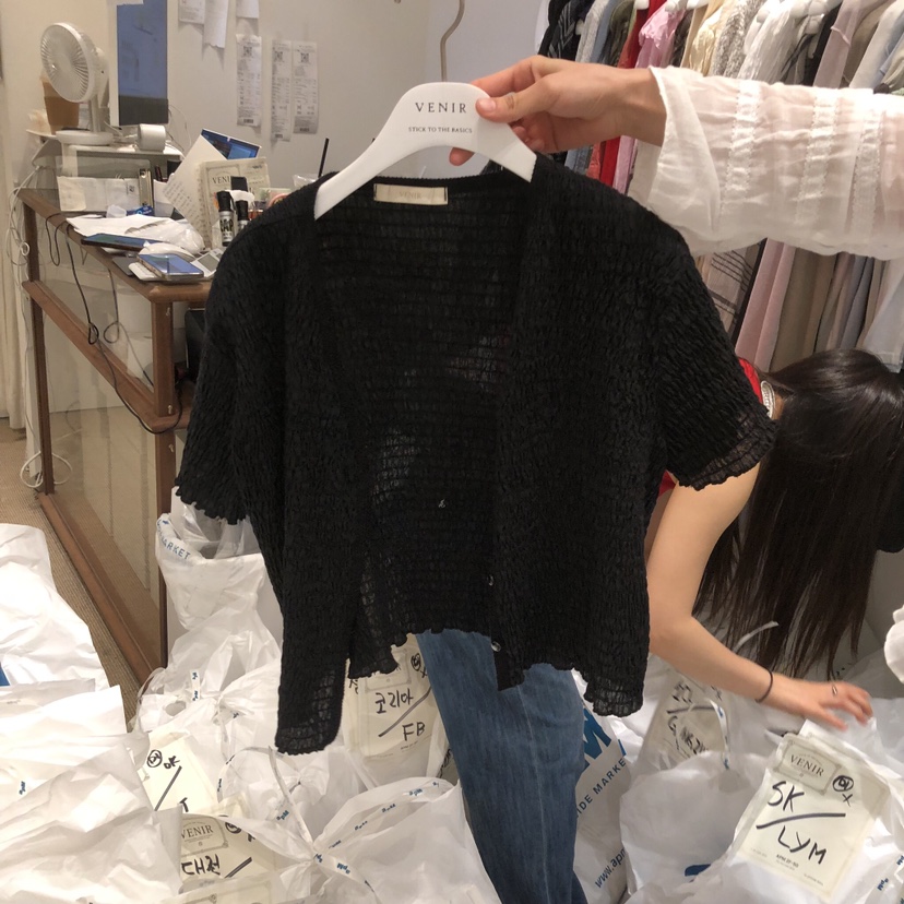 VENIR-a韓國代購女裝新品26春夏休閑職業人氣推薦26夏季開衫VENIR-a開衫圖色2
