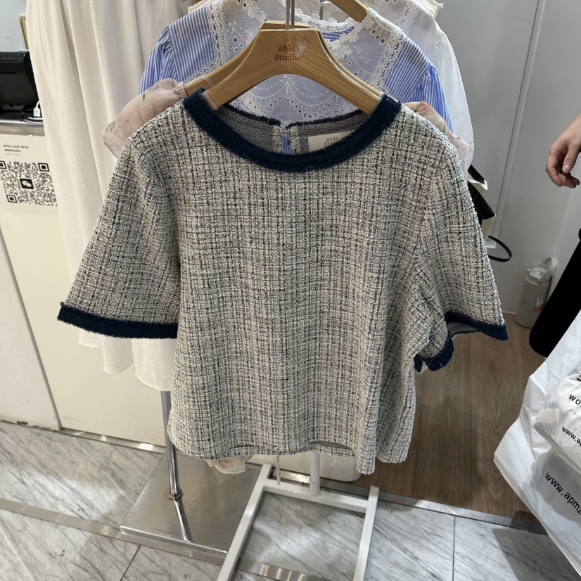 ABLESTUDIO韓國代購女裝新款26夏季熱賣人氣26春夏職業T恤ABLESTUDIOT恤圖色2