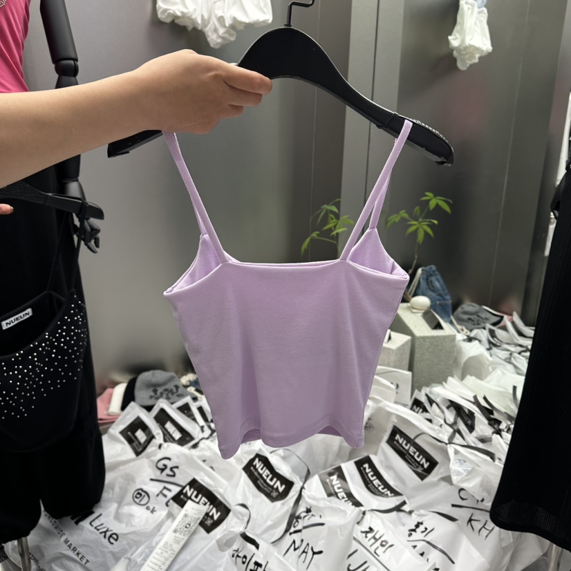 NUEUN東大門實拍韓國女士新款休閑26春夏熱賣人氣吊帶背心NUEUN/SEEOT吊帶/背心