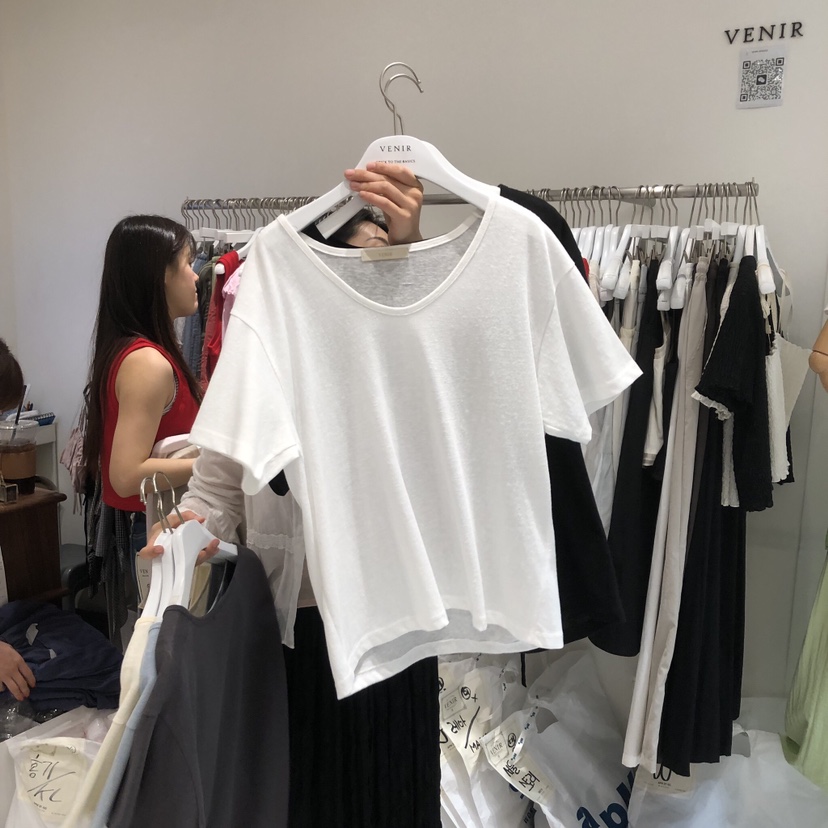 VENIR-a韓國直郵實拍女裝新品休閑時尚人氣推薦26春夏T恤VENIR-aT恤圖色4