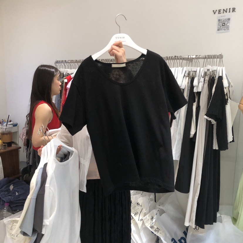 VENIR-a韓國直郵實拍女裝新品休閑時尚人氣推薦26春夏T恤VENIR-aT恤圖色5