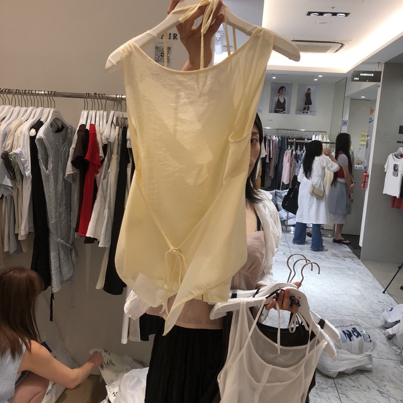 VENIR-a韓國東大門直郵女士新款時尚人氣吊帶背心假兩件VENIR-a吊帶/背心