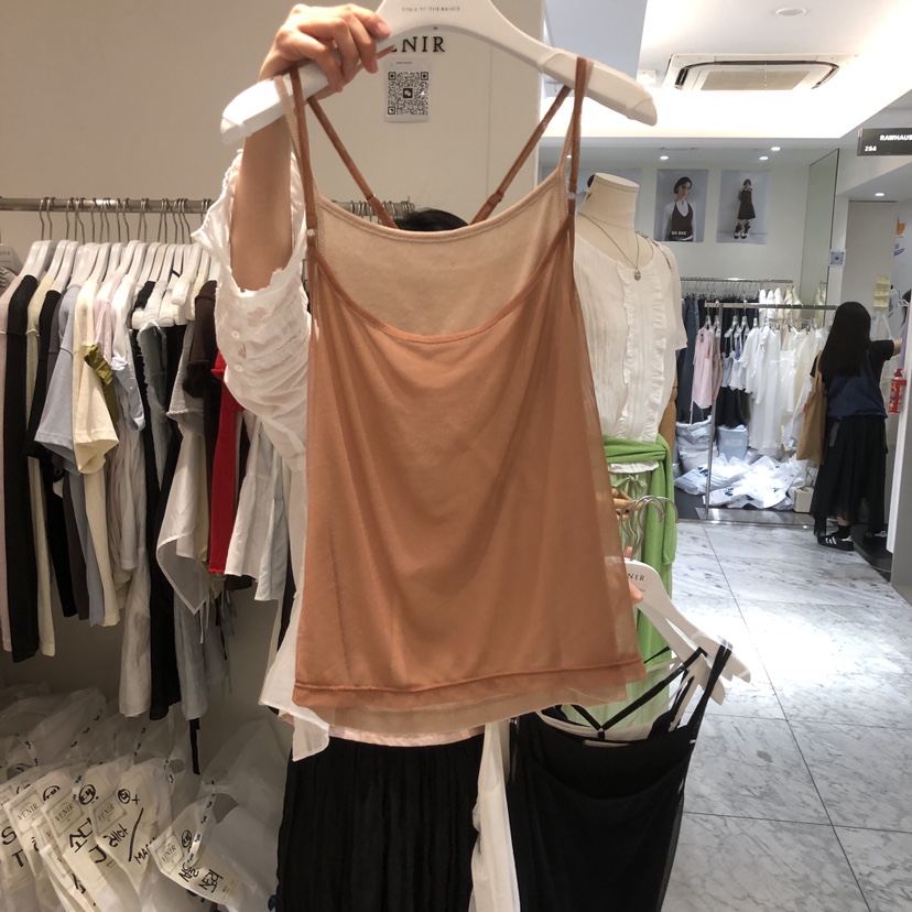 VENIR-a韓國代購女士新品推薦休閑時尚職業吊帶背心假兩件VENIR-a吊帶/背心圖色2