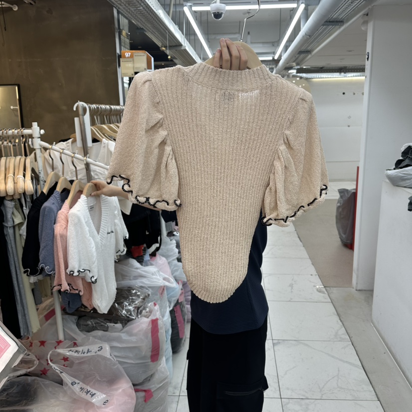 SAGE BRUSH韓國東大門直郵女裝新品26夏季26春夏針織衫網狀SAGE BRUSH針織衫