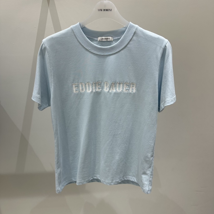 LOW MOMENT韓國東大門直郵女裝新品人氣休閑26夏季26春夏T恤LOW MOMENTT恤圖色2