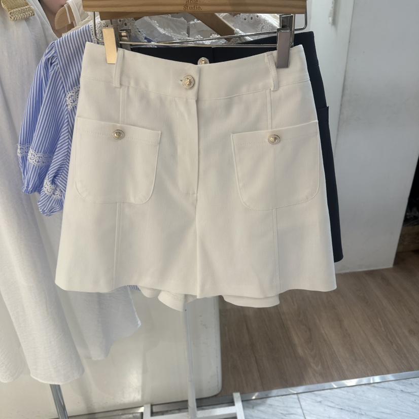ABLESTUDIO韓國直郵女士新品人氣26夏季26春夏休閑職業短褲ABLESTUDIO短褲圖色1