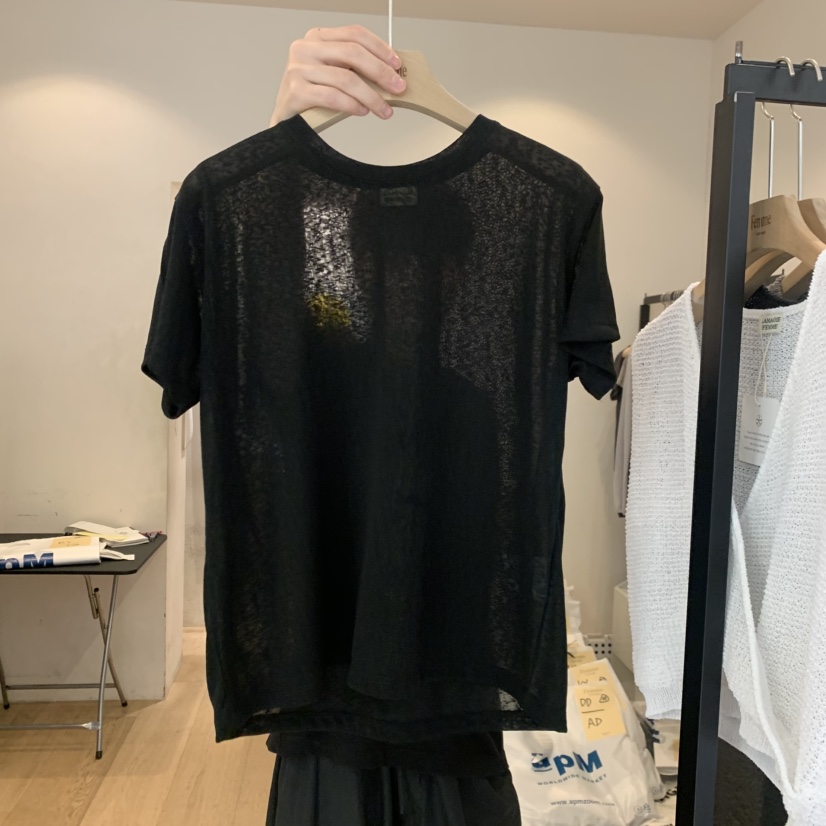 LA MAGIE FEMME韓國東大門代購女士新品職業熱賣T恤天絲Lamagie FemmeT恤圖色4
