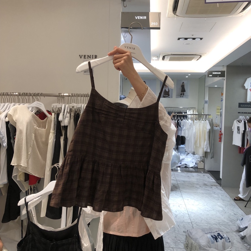 VENIR-a韓國直郵女裝新品人氣職業26春夏26夏季吊帶背心VENIR-a吊帶/背心圖色4