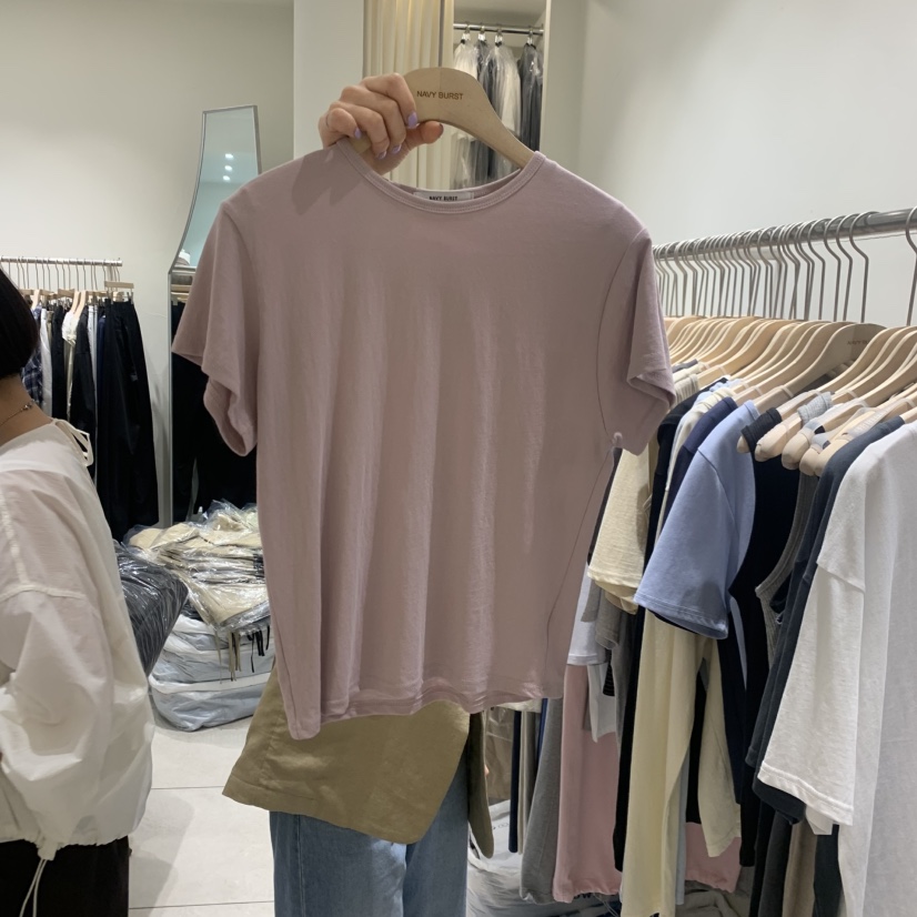 NAVYBURST韓國東大門代購女裝新品26夏季26春夏職業時尚T恤NAVY BURSTT恤圖色2