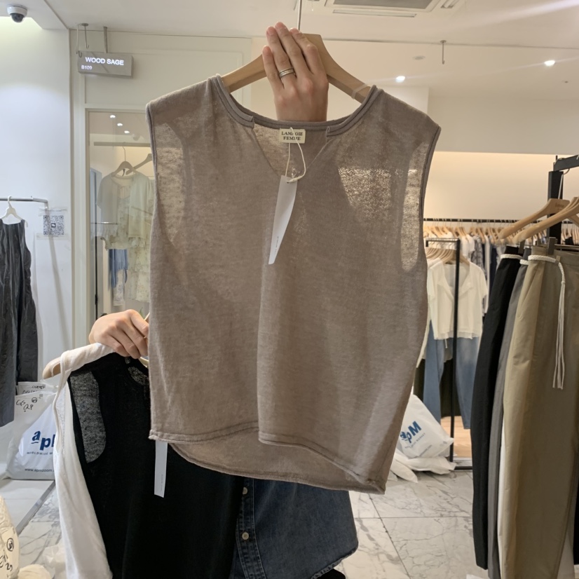 LA MAGIE FEMME韓國直郵實拍女士新品推薦時尚吊帶背心Lamagie Femme吊帶/背心圖色3