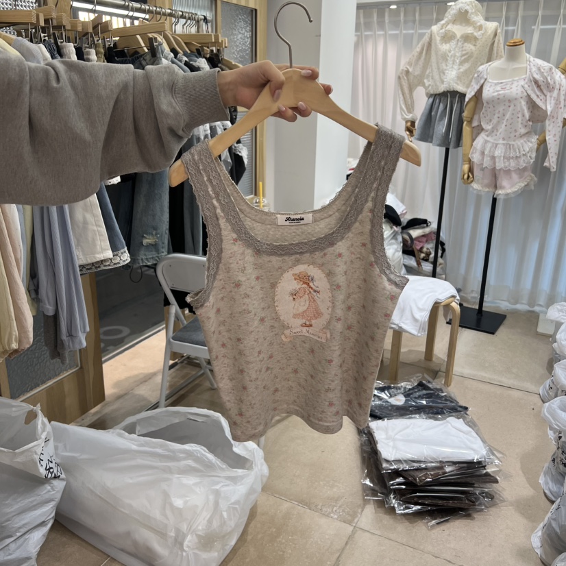 ARANCIA韓國東大門代購女士新品26夏季職業推薦吊帶背心無袖ARANCIA吊帶/背心圖色3