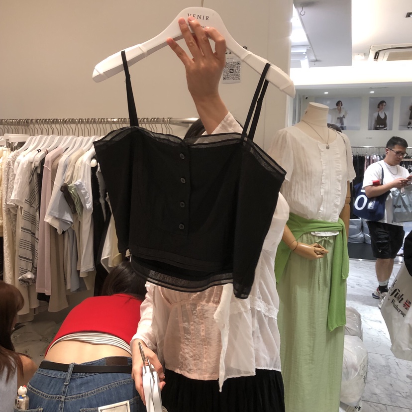 VENIR-a韓國直郵實拍女裝新品熱賣時尚人氣26夏季吊帶背心VENIR-a吊帶/背心圖色1