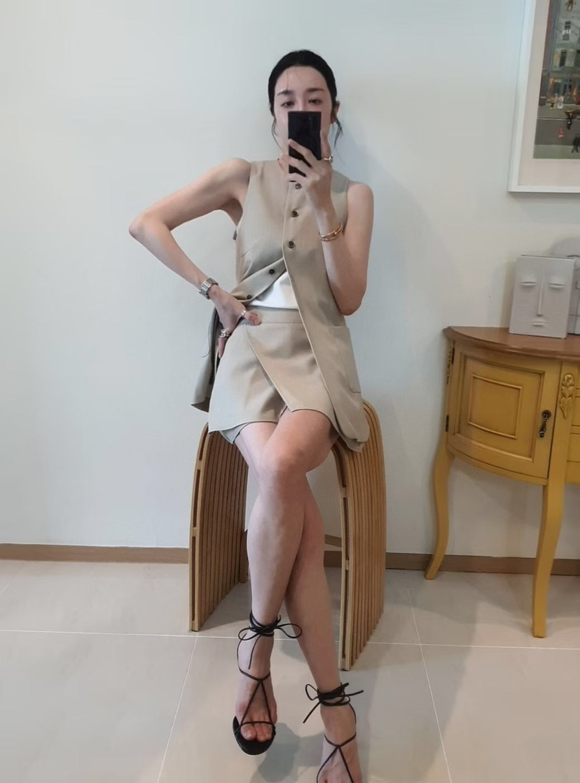 GENTLE B/LOVENTINA韓國直郵女裝新品時尚人氣裙褲雙層GENTLE B/LOVENTINA裙褲