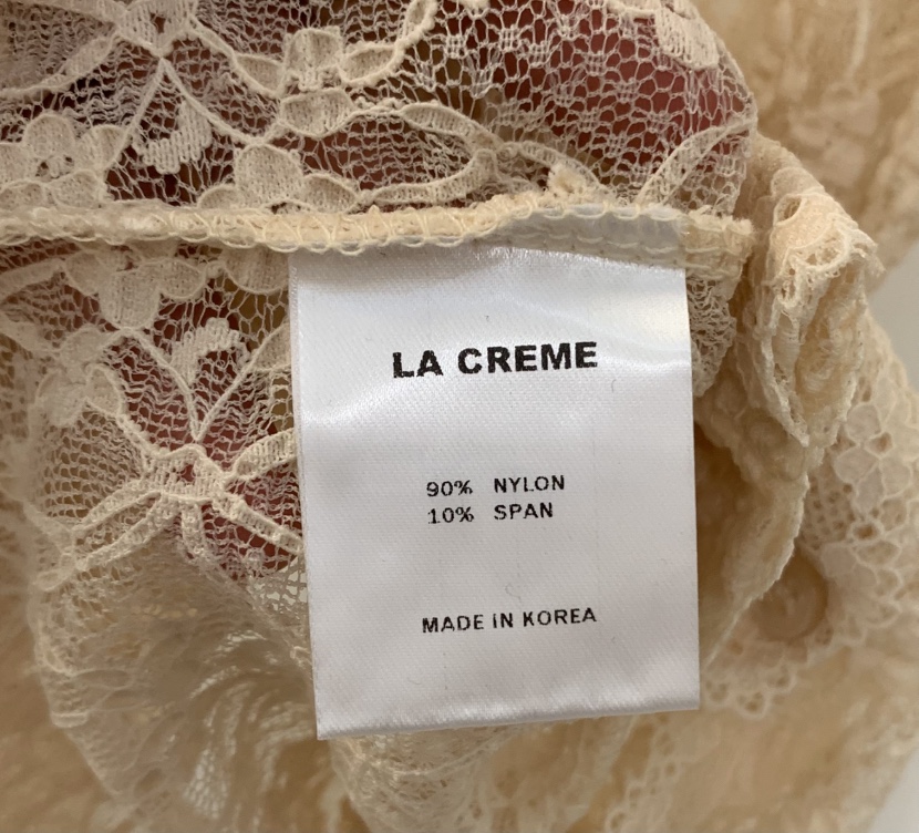 LA CREME韓國代購女裝新款職業推薦熱賣休閑26春夏襯衫蕾絲衫LA CREME襯衫/蕾絲衫