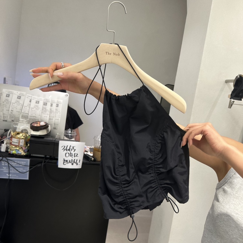 NOB韓國直郵實拍女裝新款休閑熱賣26春夏人氣推薦吊帶背心The Nob吊帶/背心圖色2