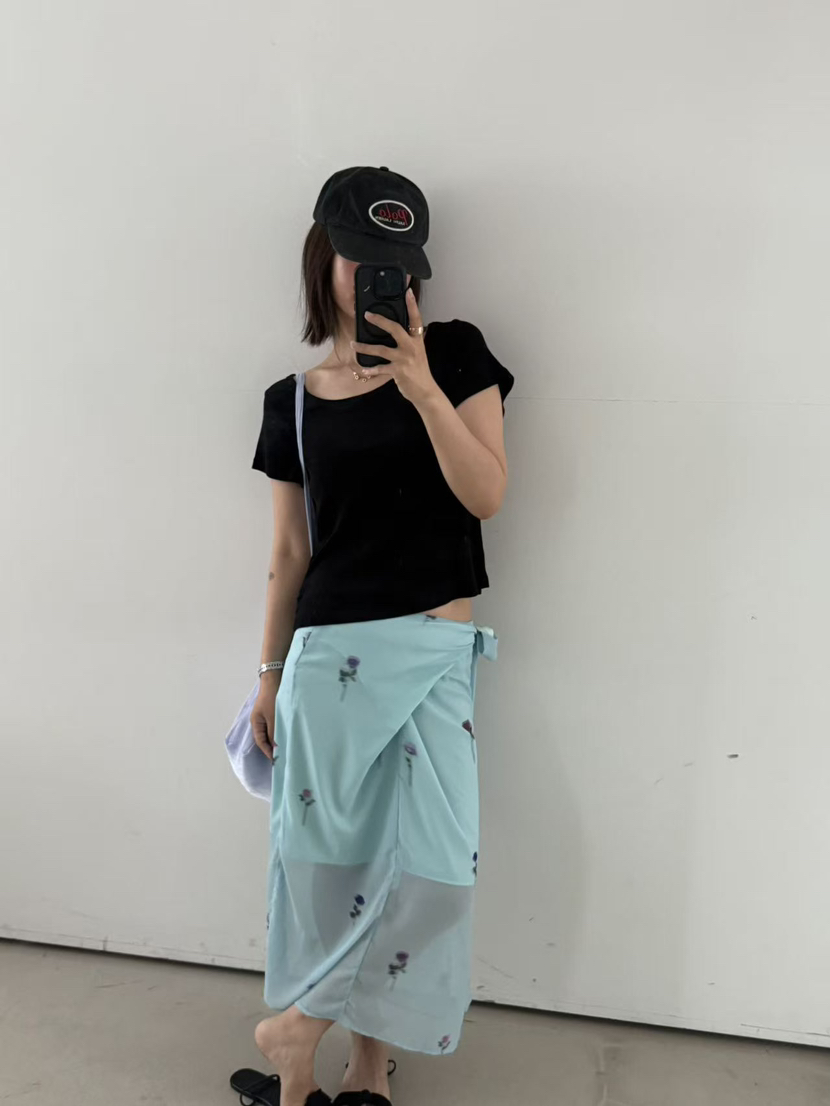 OLI SEOUL韓國直郵實拍女裝新品推薦職業26夏季時尚長裙OLI SEOUL長裙