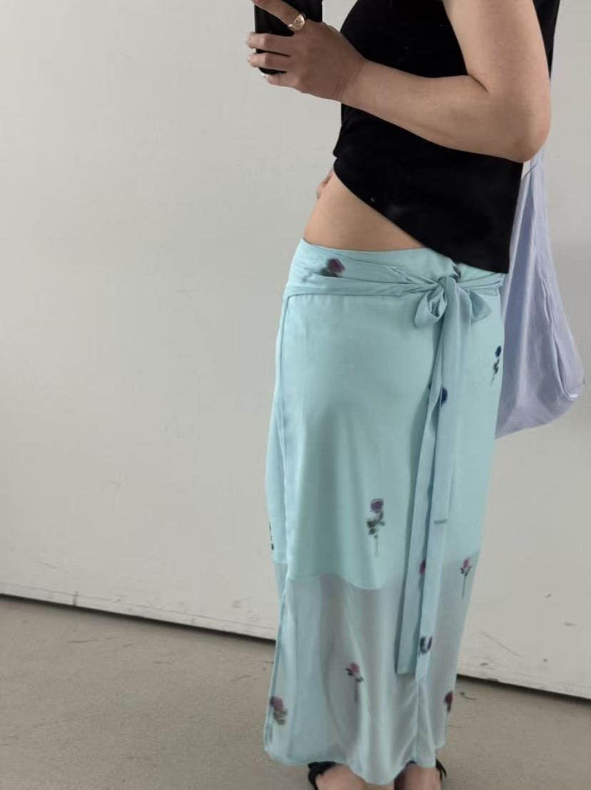 OLI SEOUL韓國直郵實拍女裝新品推薦職業26夏季時尚長裙OLI SEOUL長裙