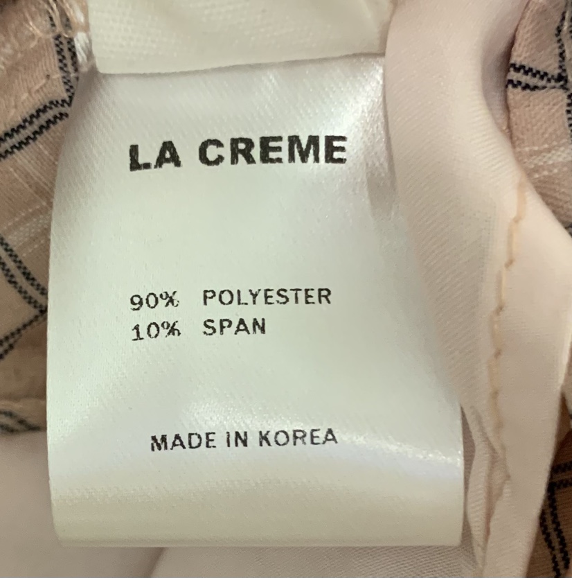 LA CREME韓國直郵實拍女士新款時尚熱賣26春夏連衣裙露肩LA CREME連衣裙