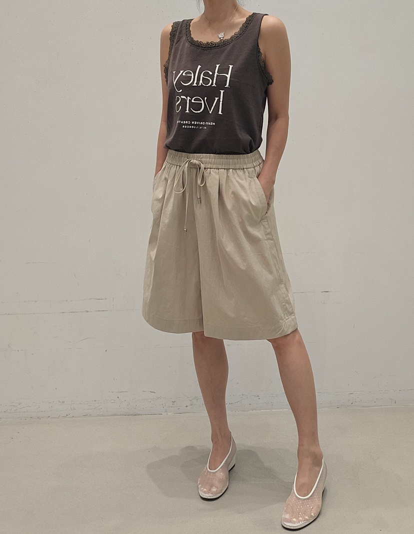 NEOUL韓國東大門直郵女裝新品人氣熱賣時尚26春夏推薦短褲NEOUL/ahin雙領標簽短褲
