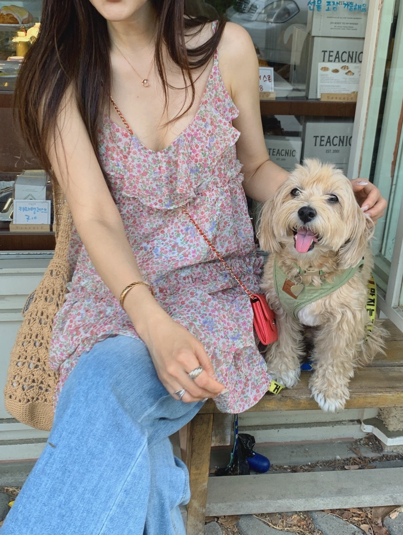 LA CREME韓國直郵女裝新品熱賣職業人氣時尚26夏季連衣裙雪紡LA CREME連衣裙