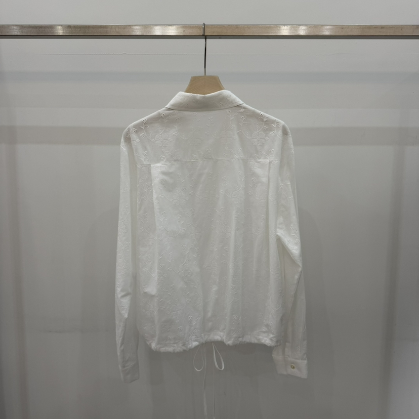 THE EYL韓國直郵女士新品26夏季熱賣推薦襯衫蕾絲衫刺繡THE EYL襯衫/蕾絲衫