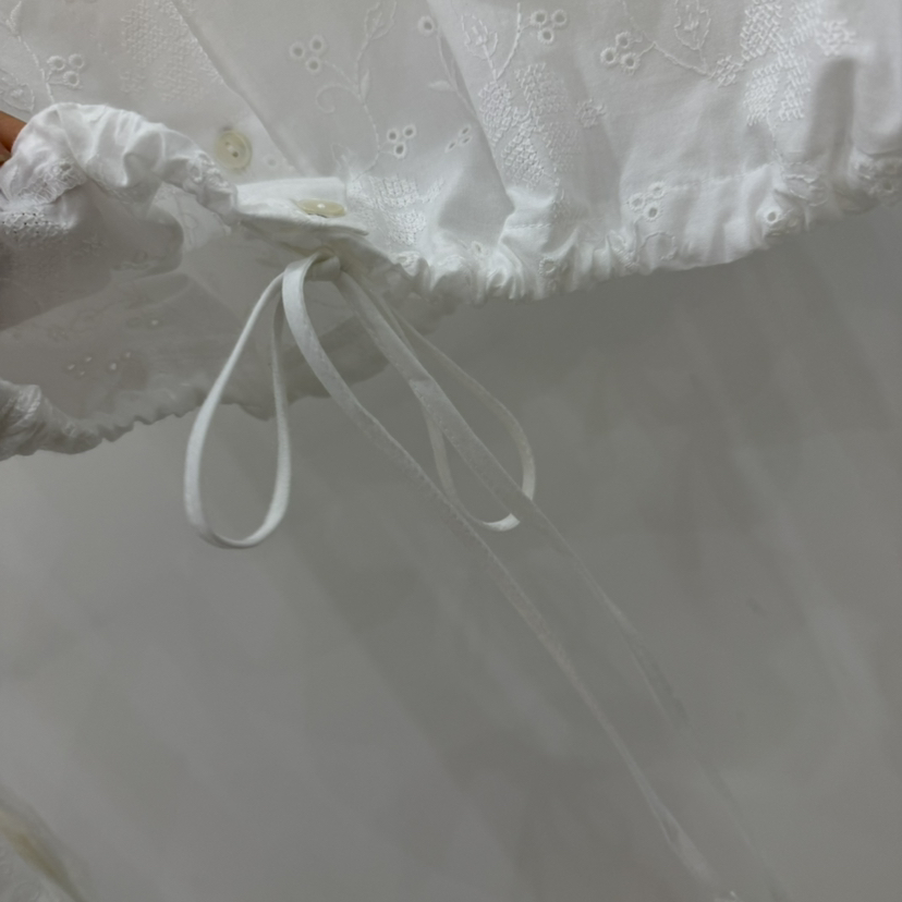 THE EYL韓國直郵女士新品26夏季熱賣推薦襯衫蕾絲衫刺繡THE EYL襯衫/蕾絲衫
