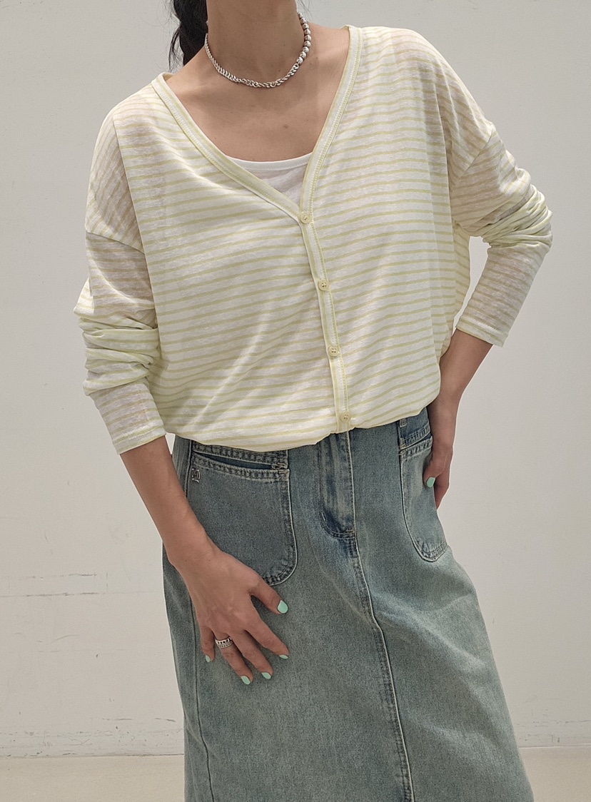 NEOUL韓國東大門代購女裝新款職業熱賣26夏季26春夏開衫天絲NEOUL/ahin雙領標簽開衫